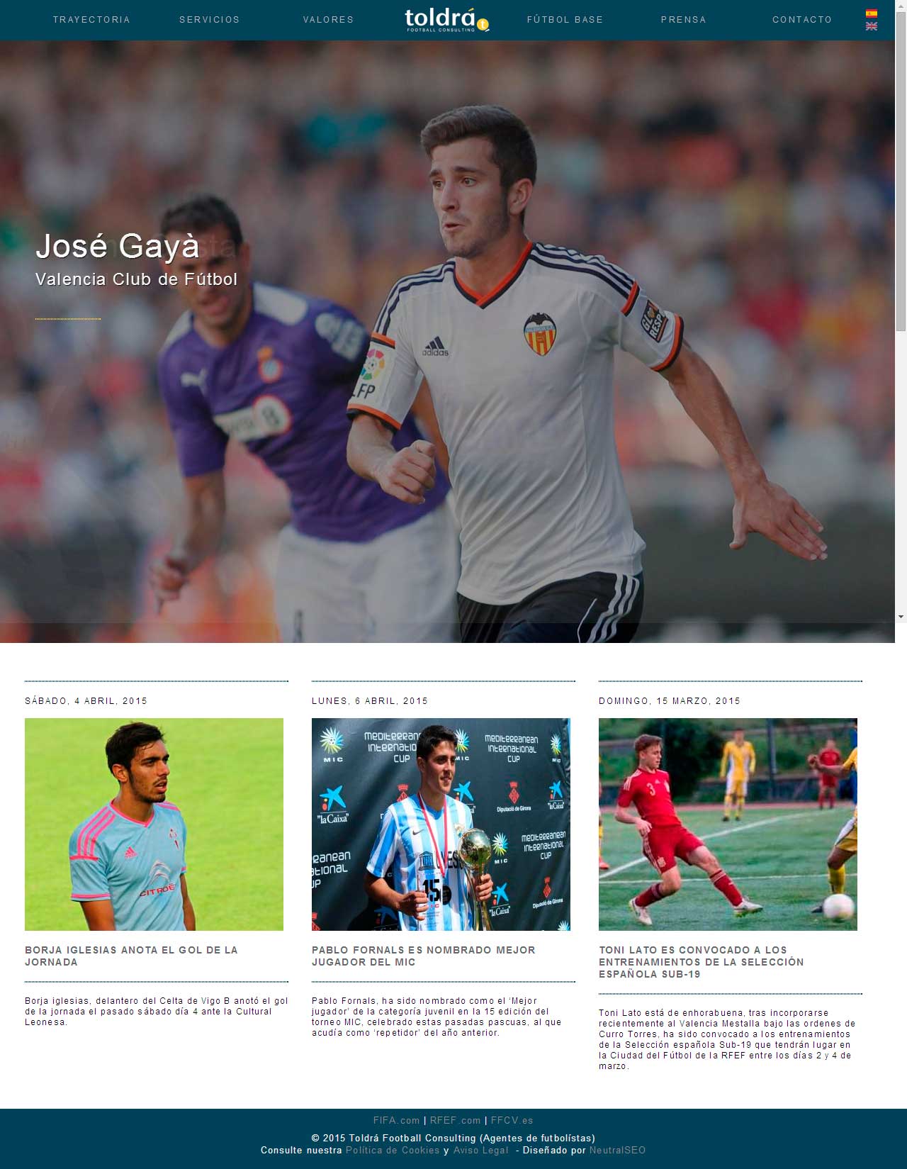 Diseño web Valencia - José Gayà - NeutralSEO - Toldrá