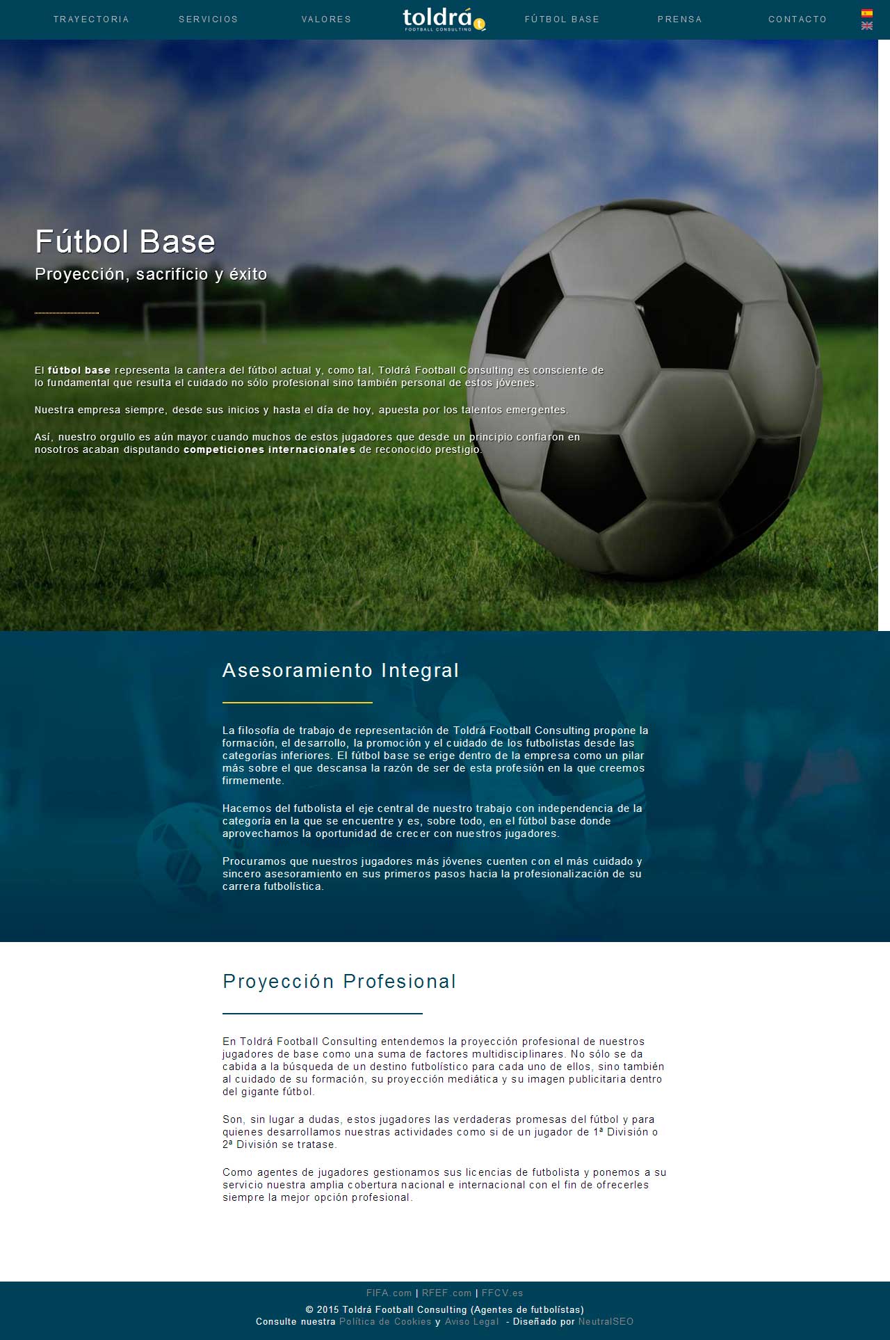 Diseño web Valencia - NeutralSEO - Toldrá