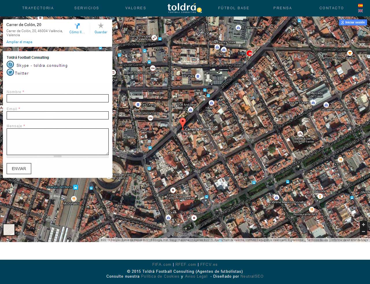 Diseño web Valencia - NeutralSEO - Toldrá